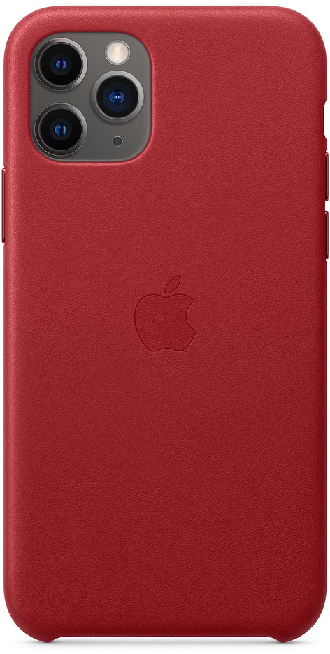Чехол IPhone 11 Pro Leather Case MWYF2ZM/A Red
