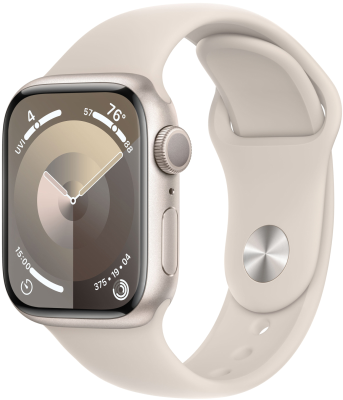 Часы Apple Watch Series 9, 41mm S/M «сияющая звезда»