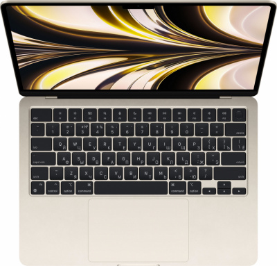 Ноутбук Apple MacBook Air 13,6" М2, 8 Гб, SSD 256 Гб (2022), "сияющая звезда"